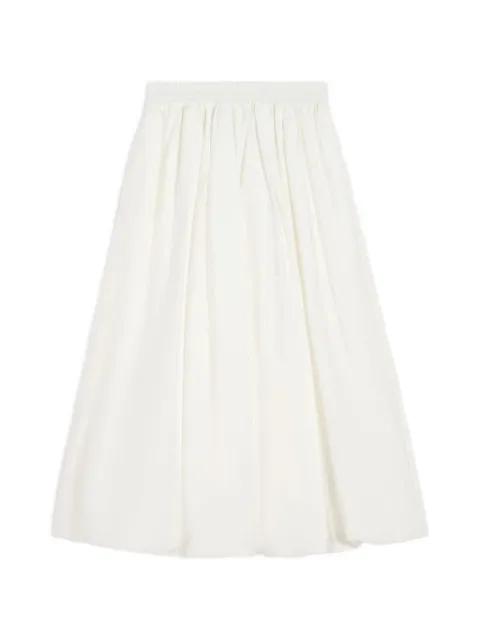 pleated A-line maxi skirt by MAX MARA
