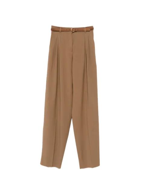 pleated belted trousers by MAX MARA