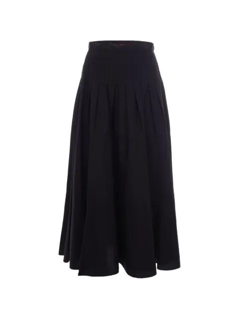 pleated cotton skirt by MAX MARA