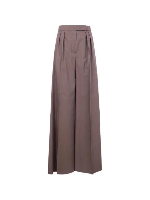 pleated high-waisted trousers by MAX MARA