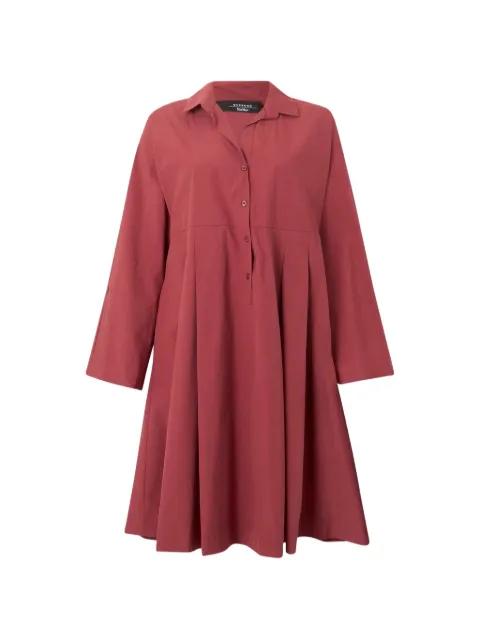 pleated long-sleeve dress by MAX MARA