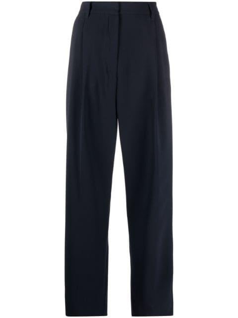 pleated straight-leg trousers by MAX MARA