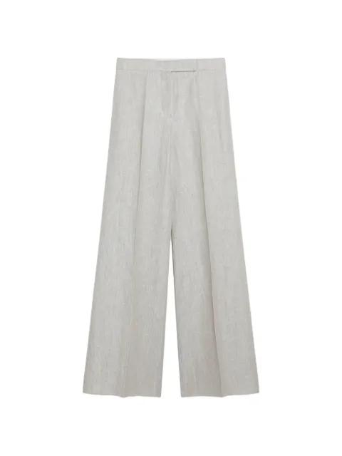 pleated wide-leg tailored trousers by MAX MARA