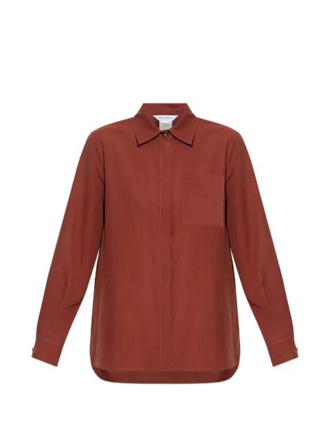 pocket buttoned shirt by MAX MARA