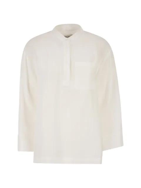 pocket linen shirt by MAX MARA