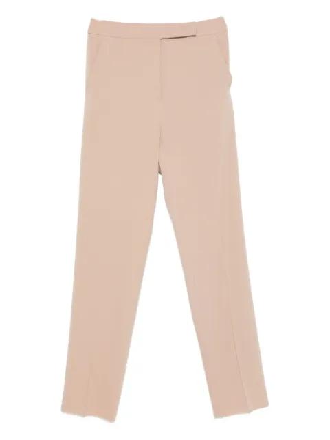 pocket unfinished-hem trousers by MAX MARA