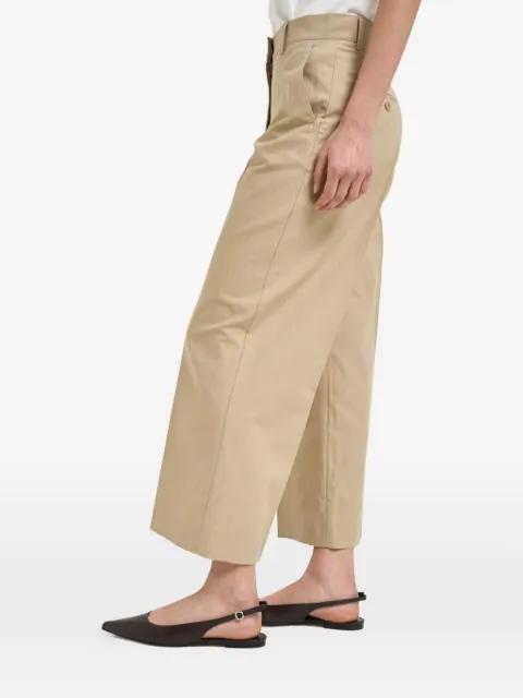 pressed-crease cropped trousers by MAX MARA