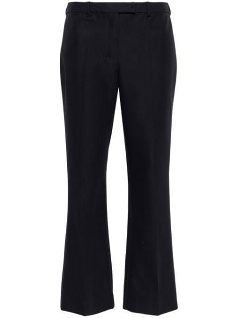 pressed-crease flared trousers by MAX MARA