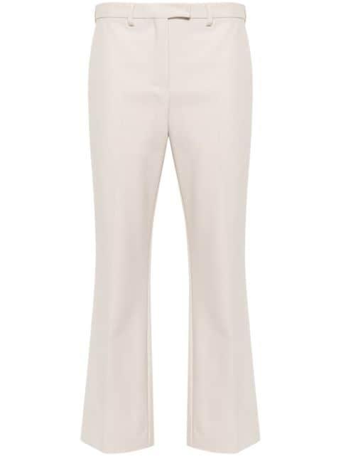 pressed-crease flared trousers by MAX MARA