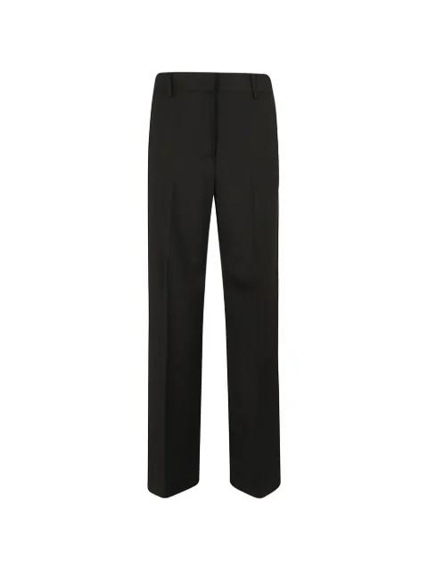 pressed-crease straight-leg trousers by MAX MARA