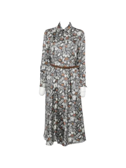 printed collared dress by MAX MARA