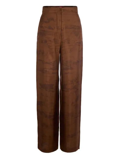 printed trousers by MAX MARA