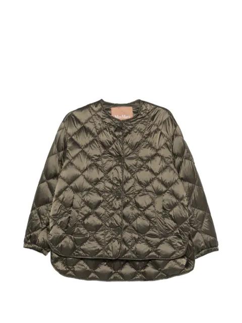 quilted button jacket by MAX MARA