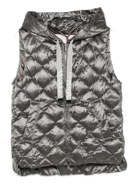 quilted hoodied gilet by MAX MARA