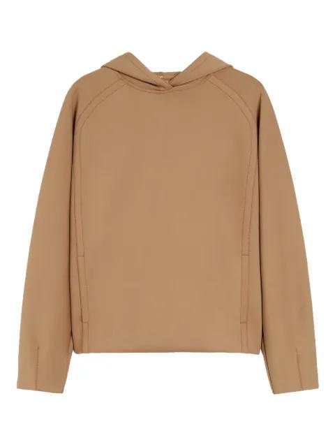 raglan-sleeve hoodie by MAX MARA