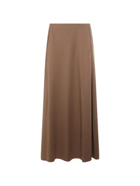 rear-zip A-line skirt by MAX MARA