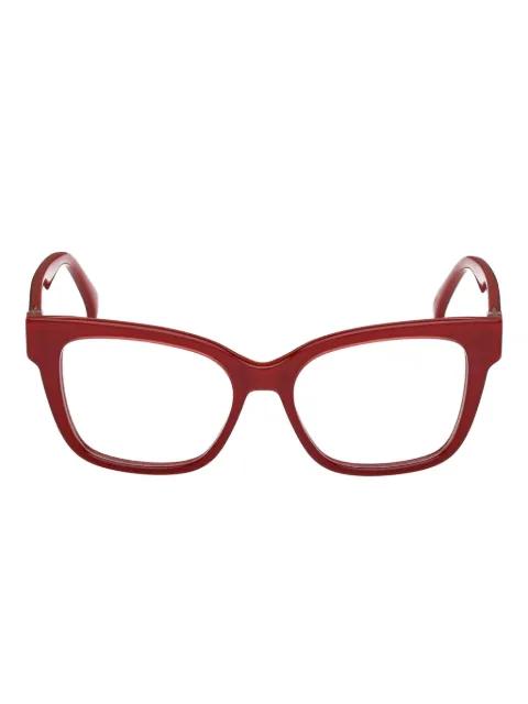 rectangle-frame glasses by MAX MARA