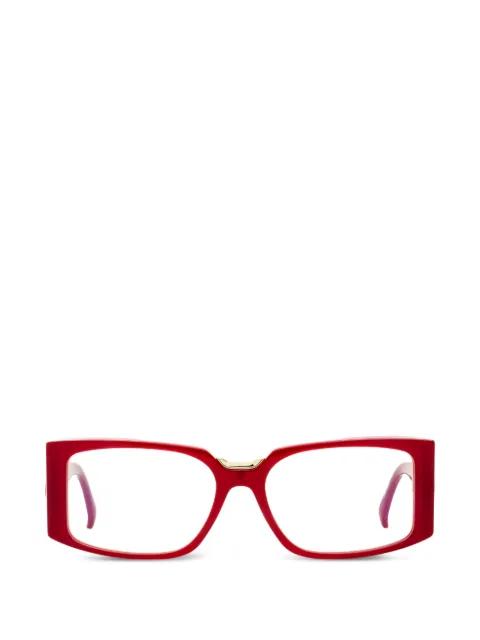 rectangle sculpted glasses by MAX MARA