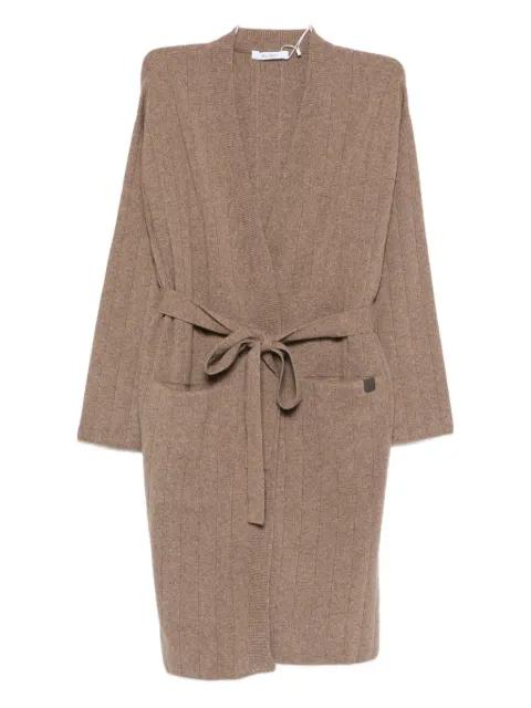 ribbed belted cardigan by MAX MARA