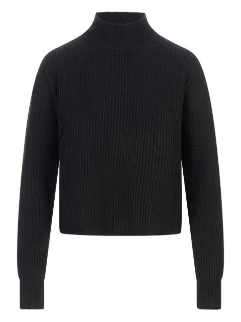 ribbed funnel-neck sweater by MAX MARA