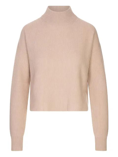 ribbed funnel neck sweater by MAX MARA