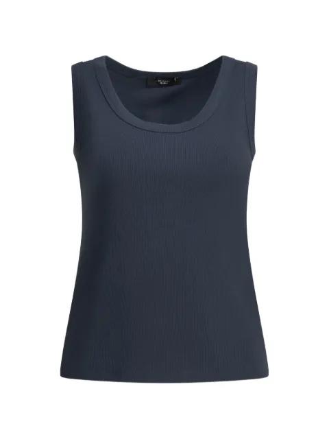 ribbed-knit scoop-neck tank top by MAX MARA