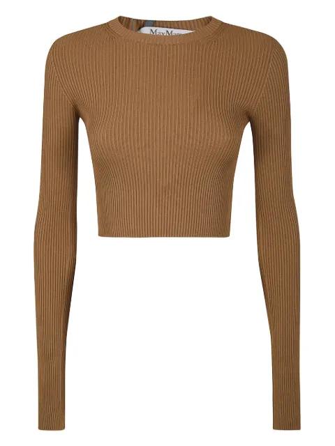 ribbed long-sleeve top by MAX MARA