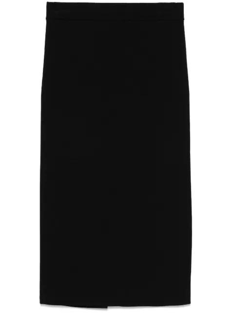 ribbed midi skirt by MAX MARA
