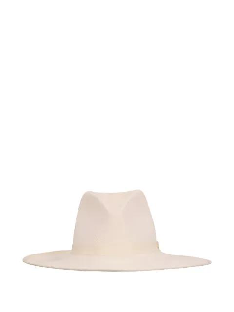 ribbon-detail hat by MAX MARA