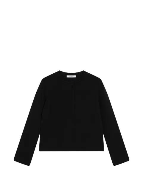 round-neck long-sleeved cardigan by MAX MARA