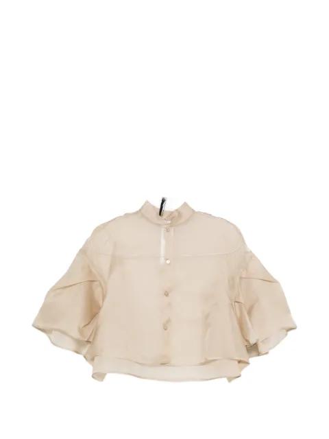 ruffled layered shirt by MAX MARA