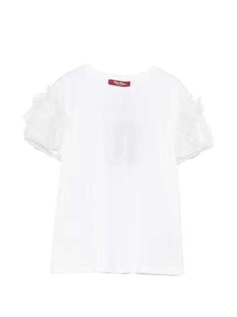 ruffled sleeve T-shirt by MAX MARA