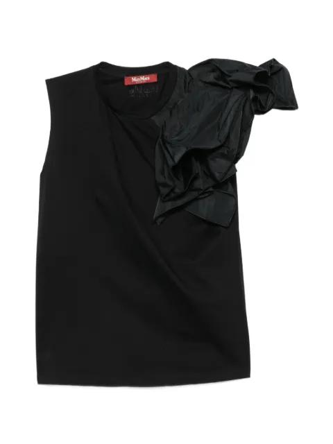ruffled sleeveless top by MAX MARA