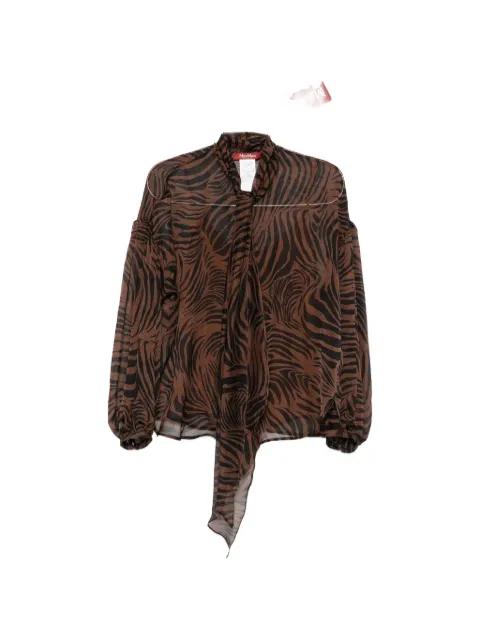 satin-finish shirt by MAX MARA
