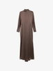 satin high-neck maxi dress by MAX MARA