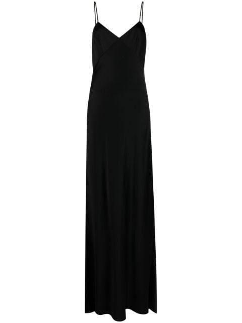 satin slip maxi dress by MAX MARA
