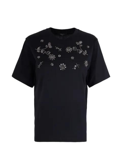 sequin-embellished T-shirt by MAX MARA