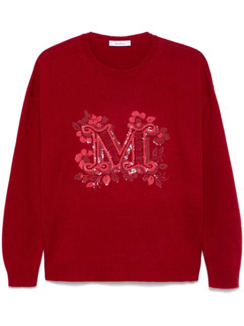 sequin-embellished sweater by MAX MARA