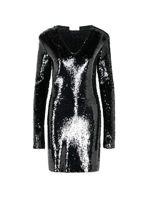 sequin-embellishment mini dress by MAX MARA