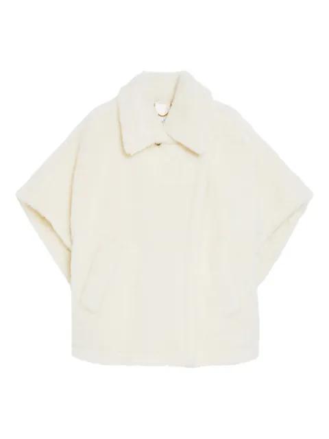 short-sleeve collared cape by MAX MARA