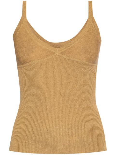 sleeveless knitted top by MAX MARA