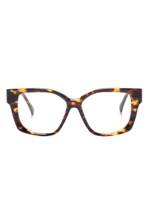 square-frame glasses by MAX MARA