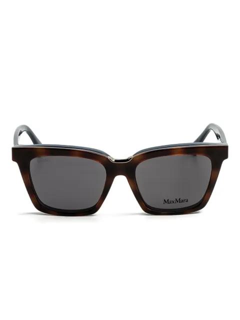 square-frame glasses by MAX MARA