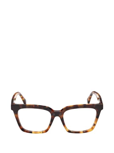 square-frame glasses by MAX MARA