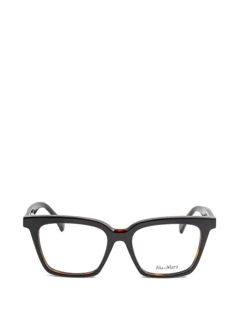 square-frame glasses by MAX MARA