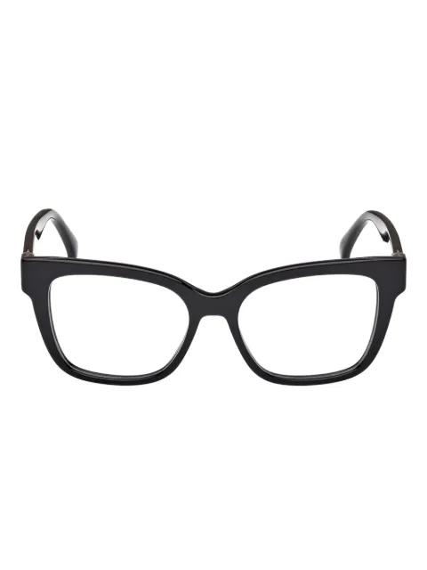 square-frame glasses by MAX MARA