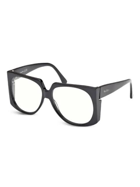 square-framed glasses by MAX MARA