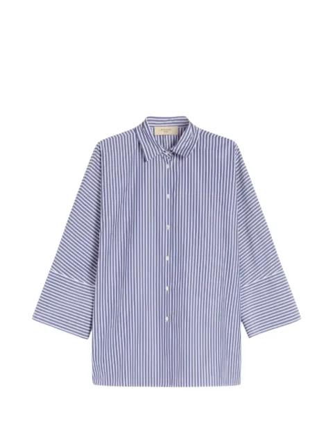 striped collared shirt by MAX MARA