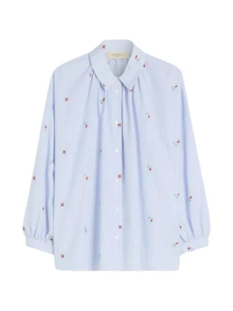 striped floral shirt by MAX MARA