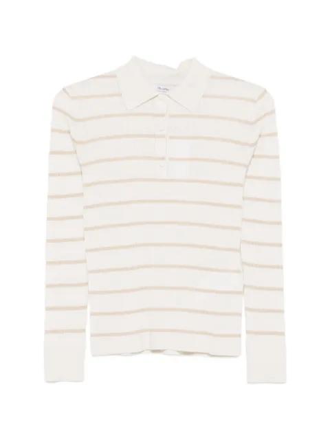 striped polo shirts by MAX MARA